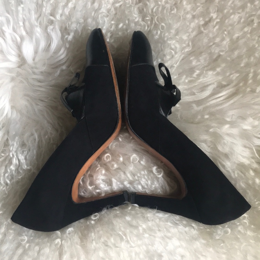 Vintage suede and leather heels - Picture 15 of 15